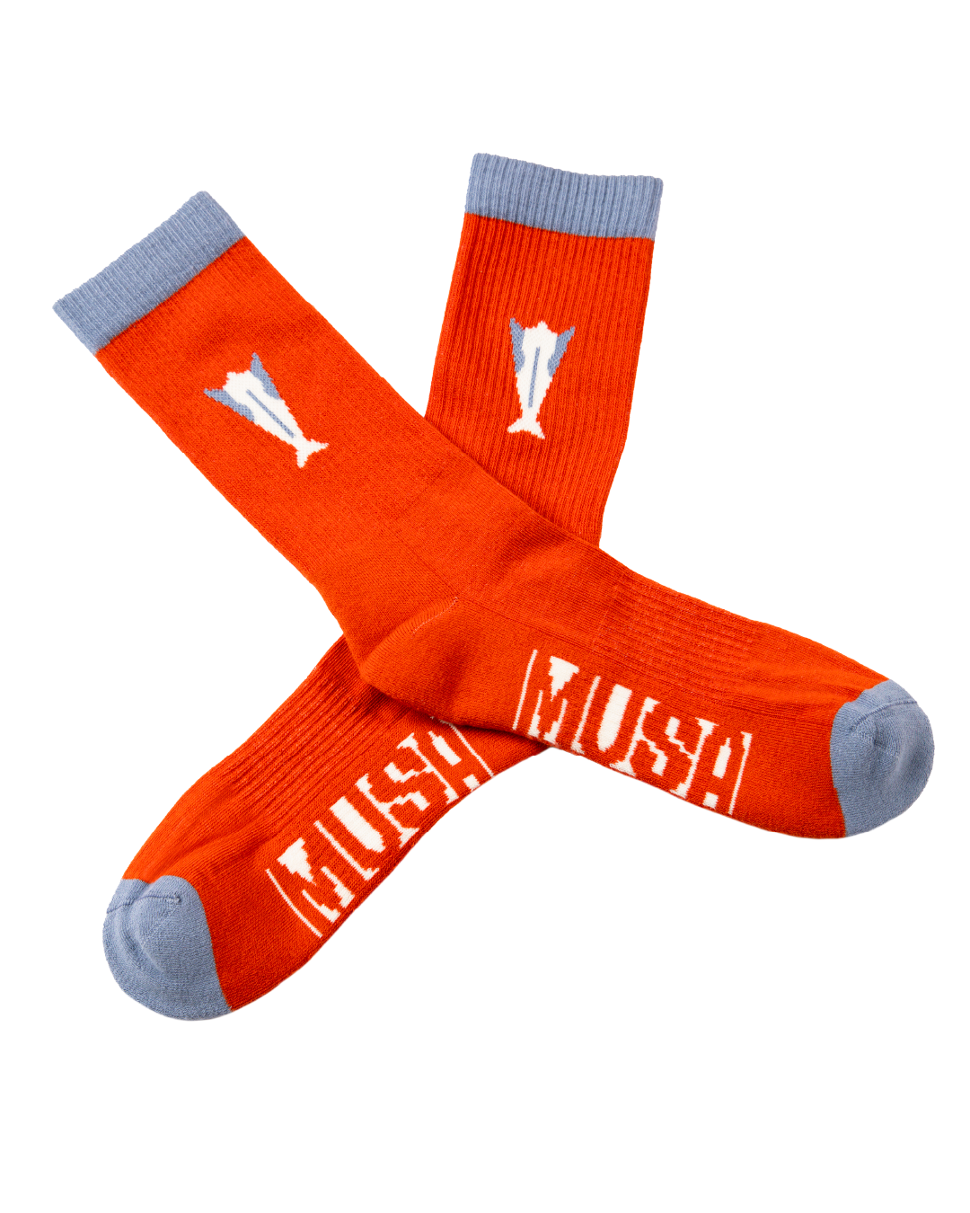 Red Musa socks with bottle detail, a fun and economical gift for Christmas