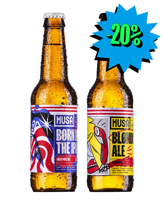 PACK DUETO: BLONDIE + BORN IN THE IPA