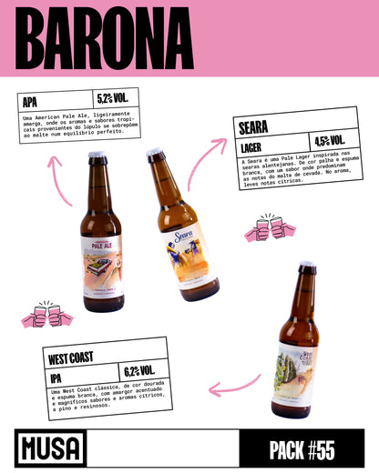 Ale My Friends Pack from Cerveja MUSA with several Portuguese craft beers from Barona