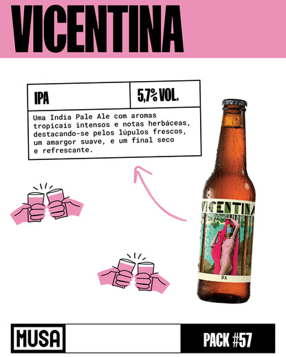 Ale My Friends Beer Clube da Cerveja Musa: pack de cervejas artesanais portuguesas com rótulos variados, ideal para fãs de craft beer