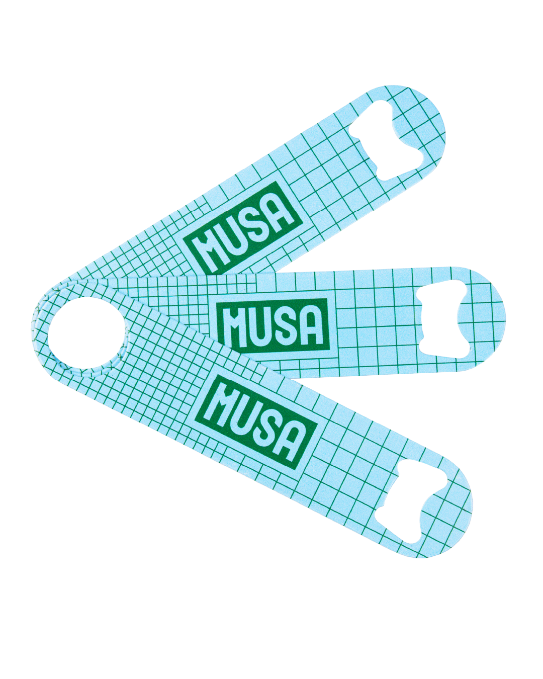 Abre caricas ou Abridor de garrafas Musa, prenda pequena e prática para quem aprecia cerveja