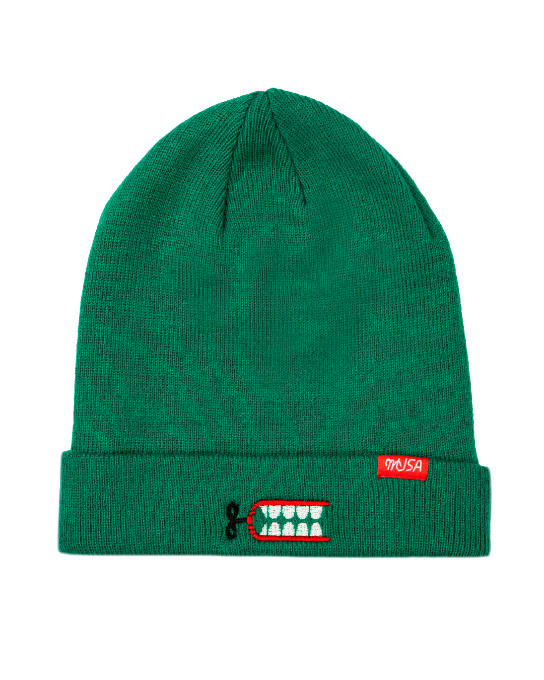Gorro verde Musa, prenda de inverno útil para o Natal ou amigo secreto